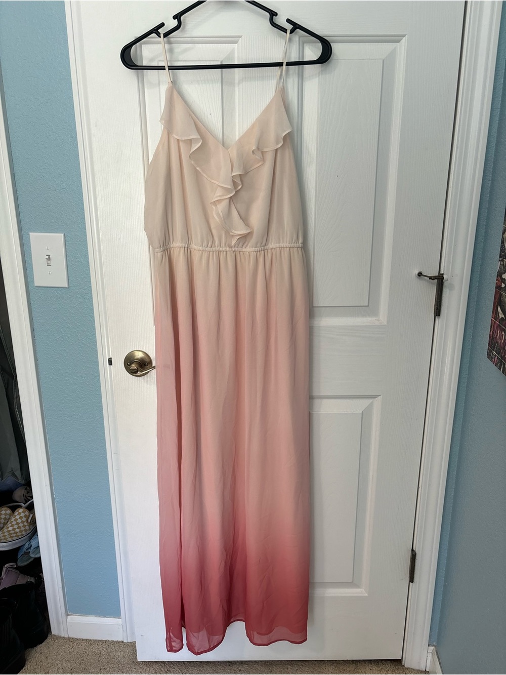 Lauren Conrad Pink Ombré Maxi Dress